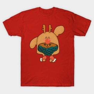 Ear Flap Bub Reindeer T-Shirt